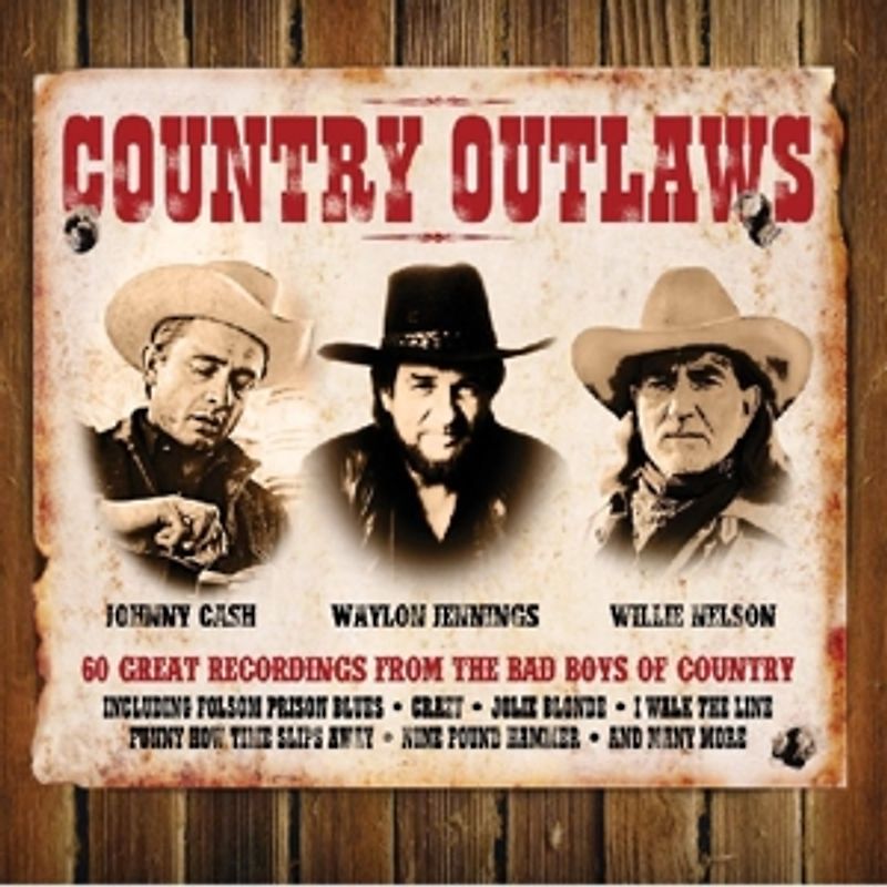 Cash/Jennings/Nelson - Country Outlaws [3 CDs]