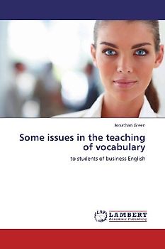 Some issues in the teaching of vocabulary