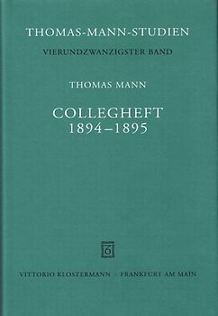Collegheft 1894-1895
