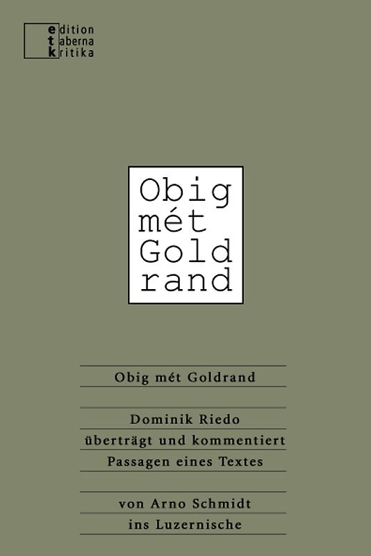 Obig mét Goldrand