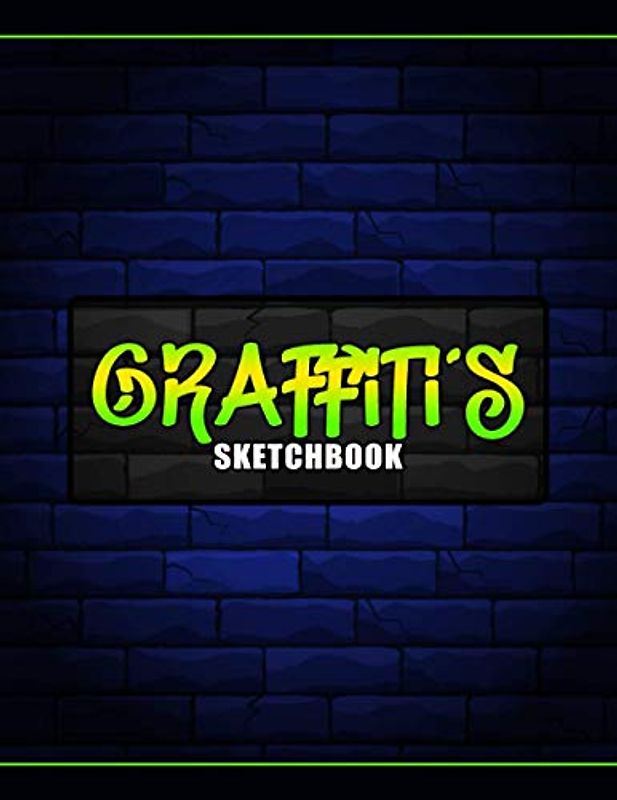 Graffiti´s Sketchbook: A4 A4 zum Zeichnen, Malen und Skizzieren - Blanko Skizzenheft mit 110+ Seiten zum Zeichnen in der Schule und Zuhause - Softcover matt bunt