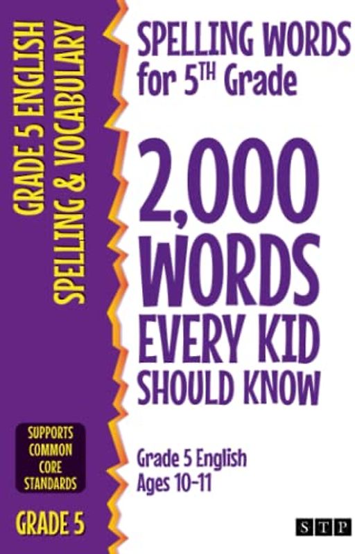 Spelling Words for 5th Grade