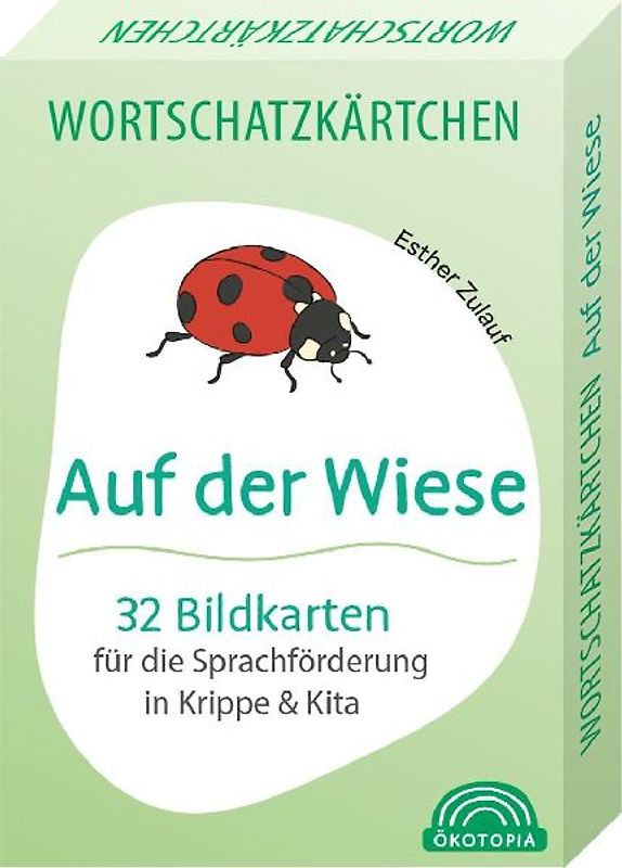 Wortschatzkärtchen: Auf der Wiese