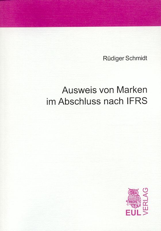 Ausweis von Marken im Abschluss nach IFRS