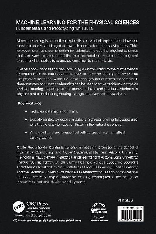 Machine Learning for the Physical Sciences