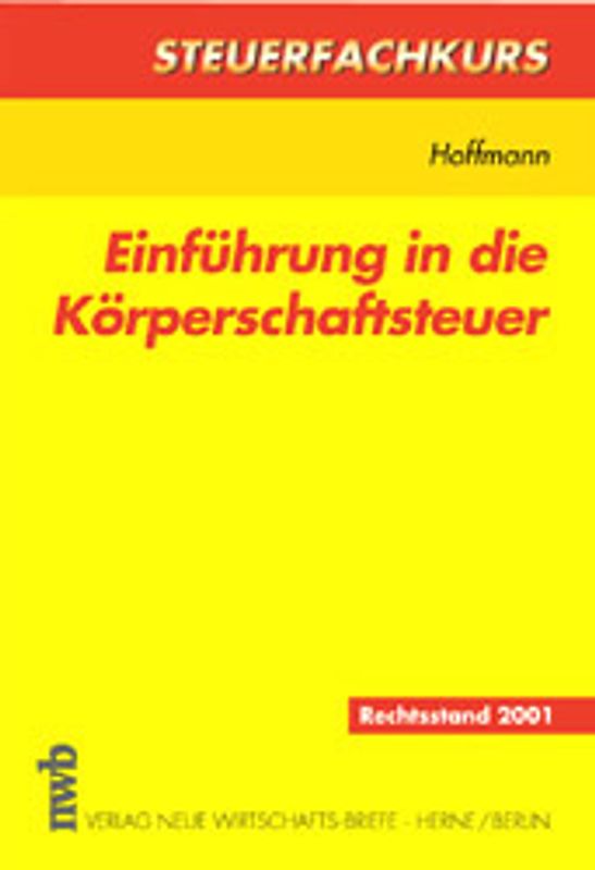 Einführung in die Körperschaftsteuer