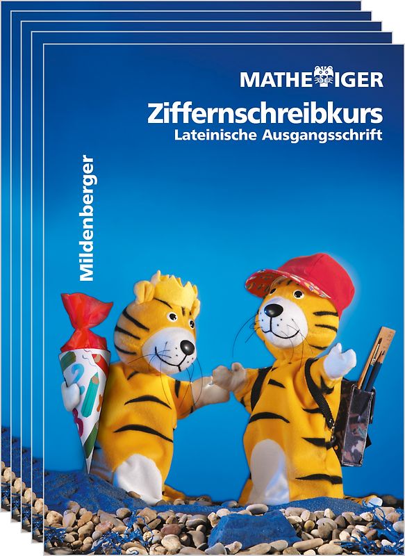 Mathetiger 1, Ziffernschreibkurs LA (VPE 5 Hefte)