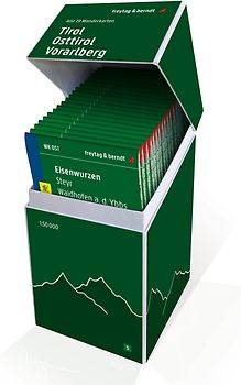 Tirol - Osttirol - Vorarlberg, Wanderkarten Set 1:50.000