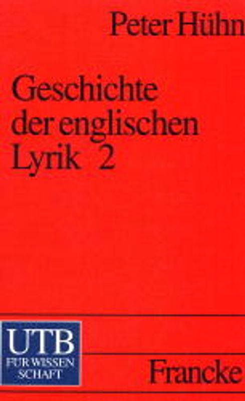 Die Geschichte der englischen Lyrik