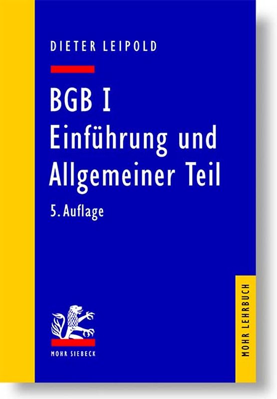 BGB I: Einführung und Allgemeiner Teil