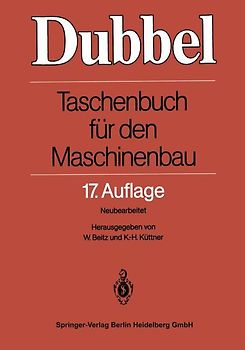 DUBBEL - Taschenbuch für den Maschinenbau