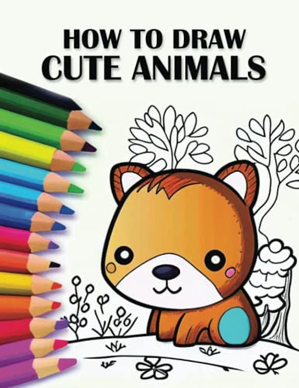 How to Draw Cute Animals for Kids: A Step-by-Step Guide to Drawing Adorable Animal Friends