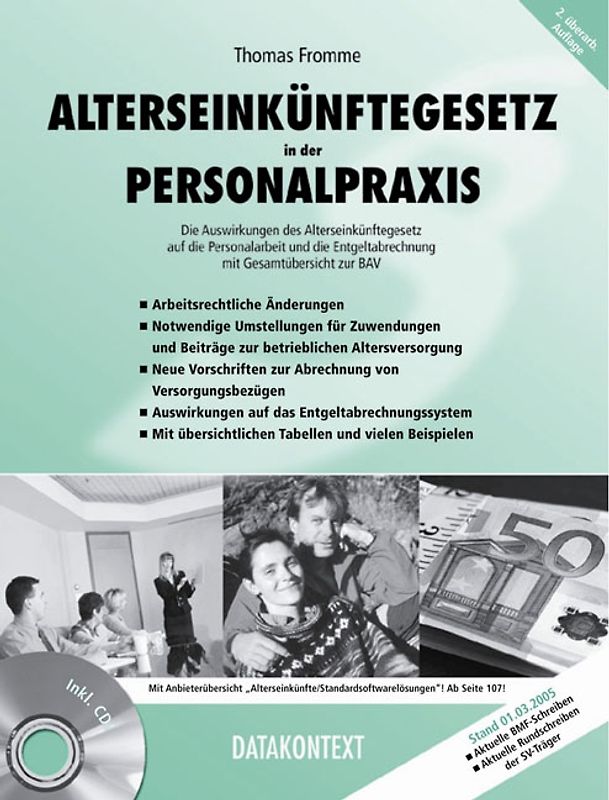 Alterseinkünftegesetz in der Personalpraxis