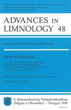 Aquatic Microbial Ecology. Proceedings of the Sixth International Workshop on the Measurement of Microbial Acitivities in the Cycling ofMatter in Aquatic Environments, Konstanz, Germany, 17-22 April 1995