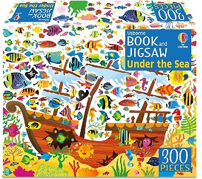 Book and Jigsaw Under the Sea