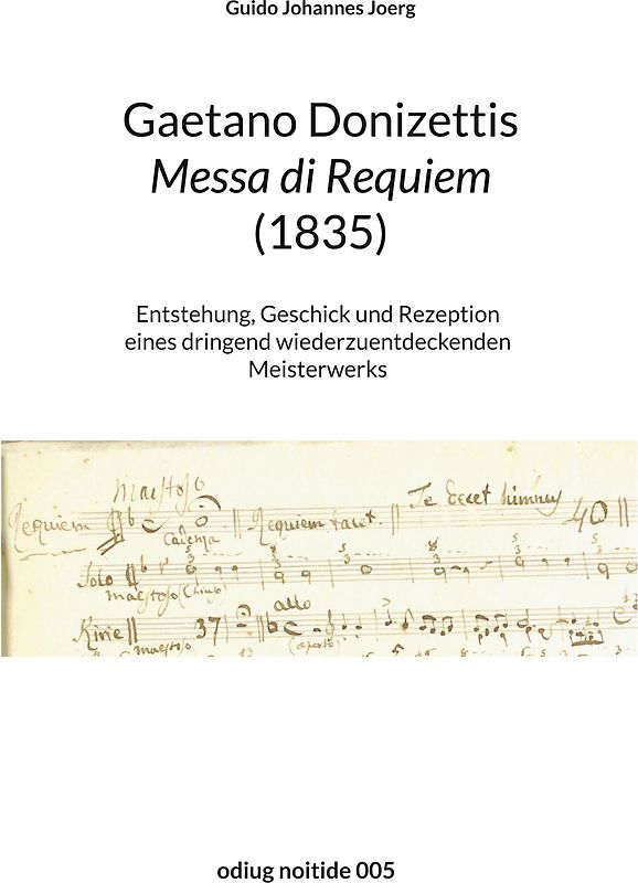 Gaetano Donizettis Messa di Requiem (1835)