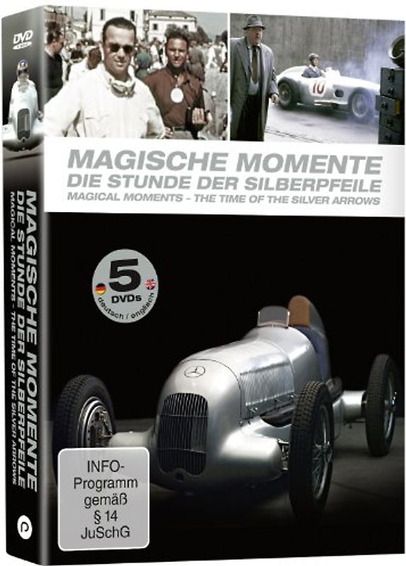 Magische Momente - Die Stunde der Silberpfeile [5 DVDs] DVD