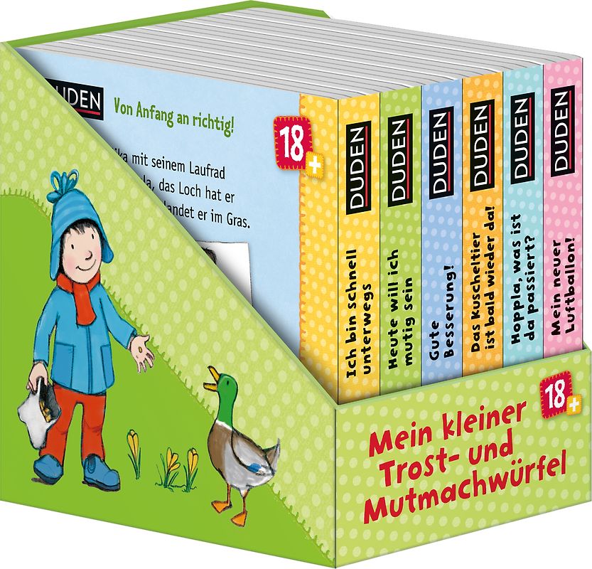 Duden 18+: Mein kleiner Trost-und-Mutmach-Würfel