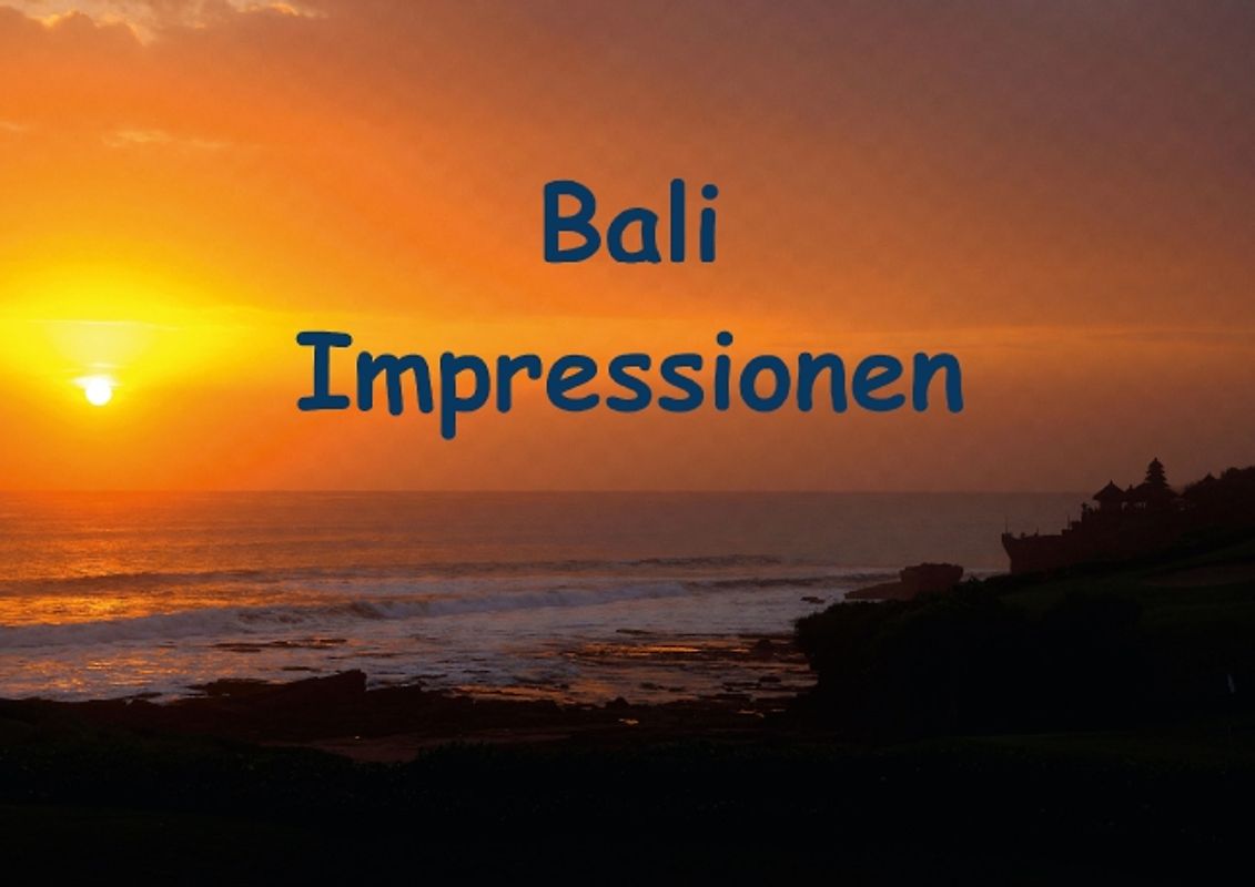 Bali Impressionen (Posterbuch DIN A3 quer)