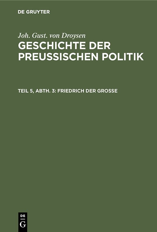 Geschichte der preußischen Politik