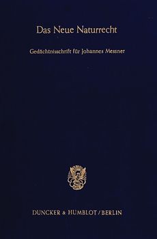 Das Neue Naturrecht.