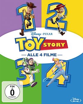 Toy Story - Alle 4 Filme [4 Discs] Blu-ray Disc