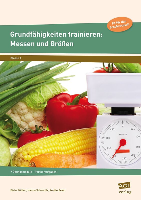 Grundfähigkeiten trainieren: Messen und Größen. 7 Übungsmodule - Partneraufgaben (4. Klasse)
