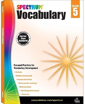 Spectrum Vocabulary, Grade 5