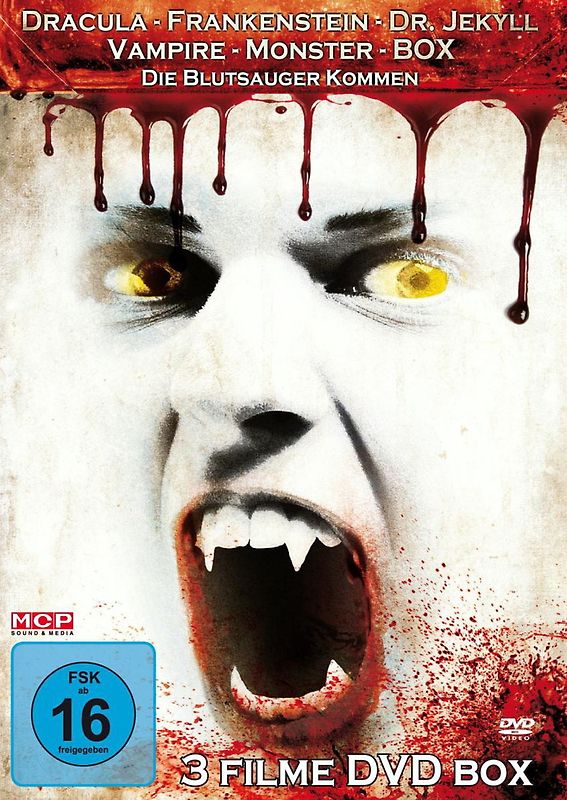 Dracula - Frankenstein - Jekyll - Vampire Monster Box DVD