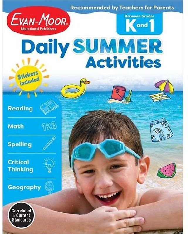 Daily Summer Activities Moving from K to 1st Gr