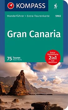 KOMPASS Wanderführer Gran Canaria, 75 Touren mit Extra-Tourenkarte