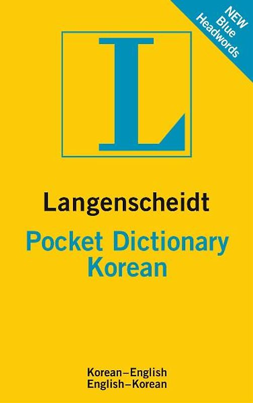 Langenscheidt Pocket Dictionary Korean