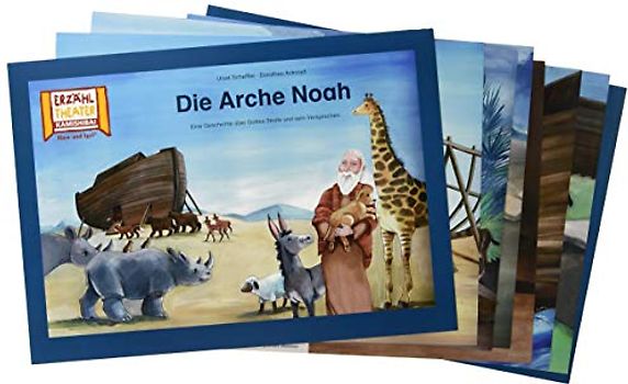 Kamishibai: Die Arche Noah: 6 Bildkarten für das Erzähltheater