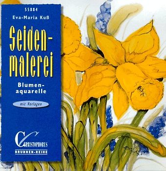 Seidenmalerei. Blumenaquarelle. Mit Vorlagen