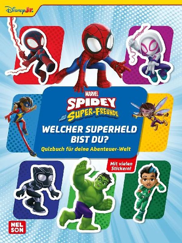 MARVEL Spidey und seine Super-Freunde: Welcher Superheld bist du? Quizbuch für deine Abenteuer-Welt