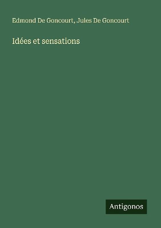 Idées et sensations