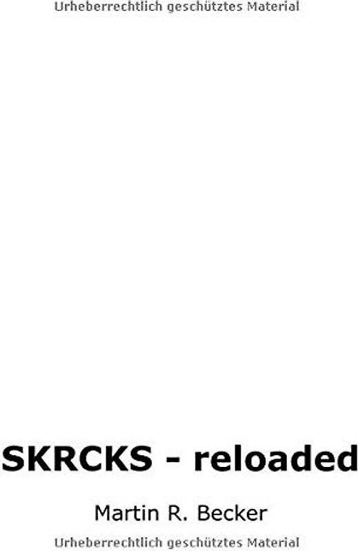 SKRCKS - reloaded: Arbeiten auf Papier und Leinwand