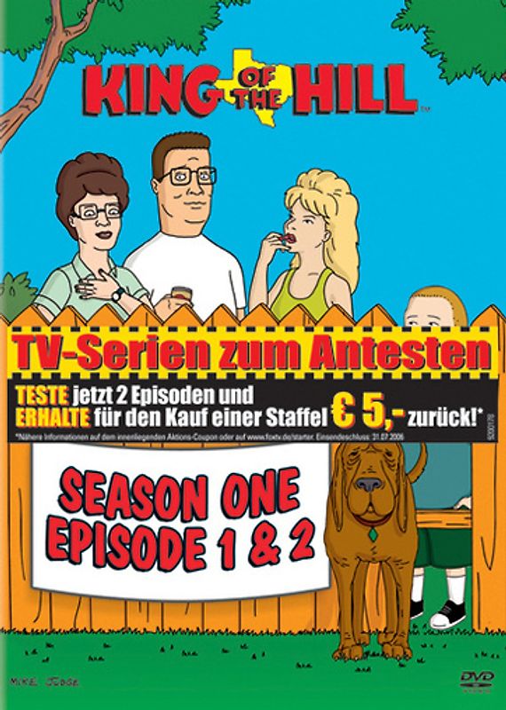 King of the Hill - Season One, Episode 1 & 2 DVD