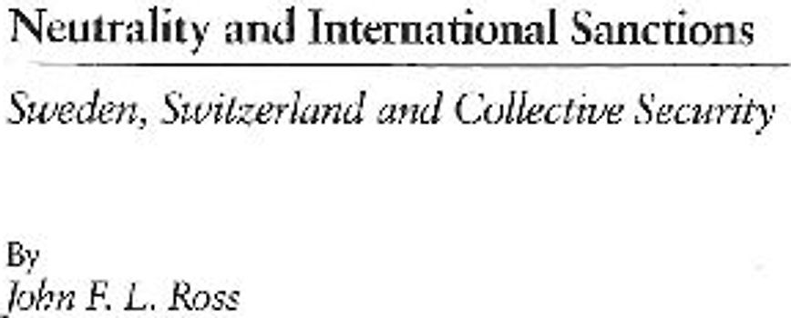 Neutrality and International Sanctions