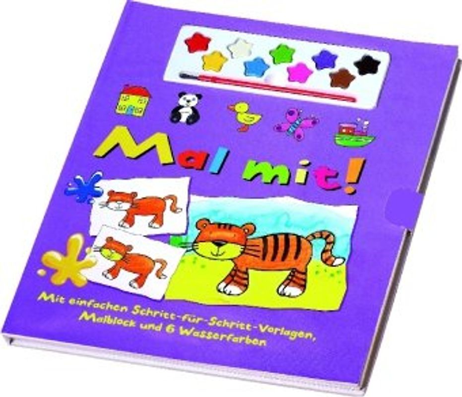 Mal mit! mit Wasserfarben und Pinsel