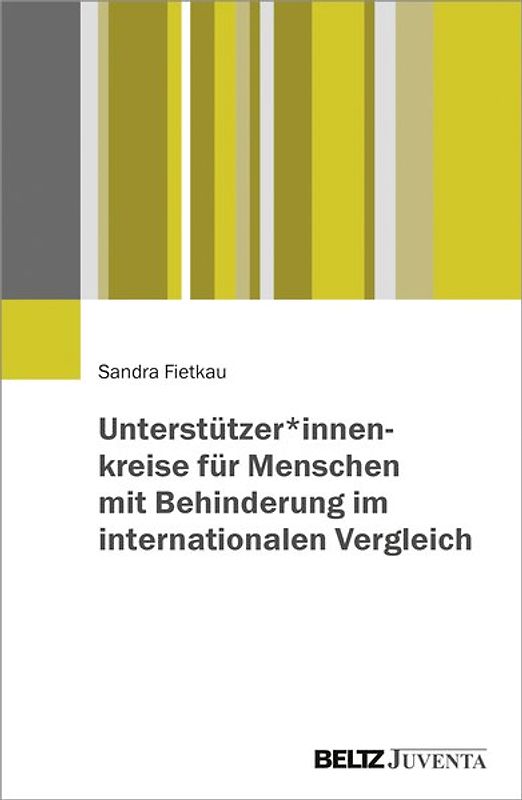 Unterstützer*innenkreise für Menschen mit Behinderung im internationalen Vergleich