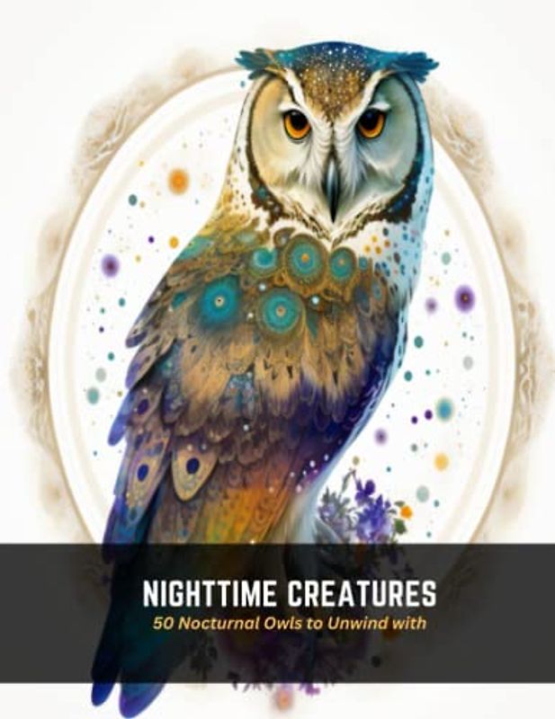 Nighttime Creatures: 50 Nocturnal Owls to Unwind with