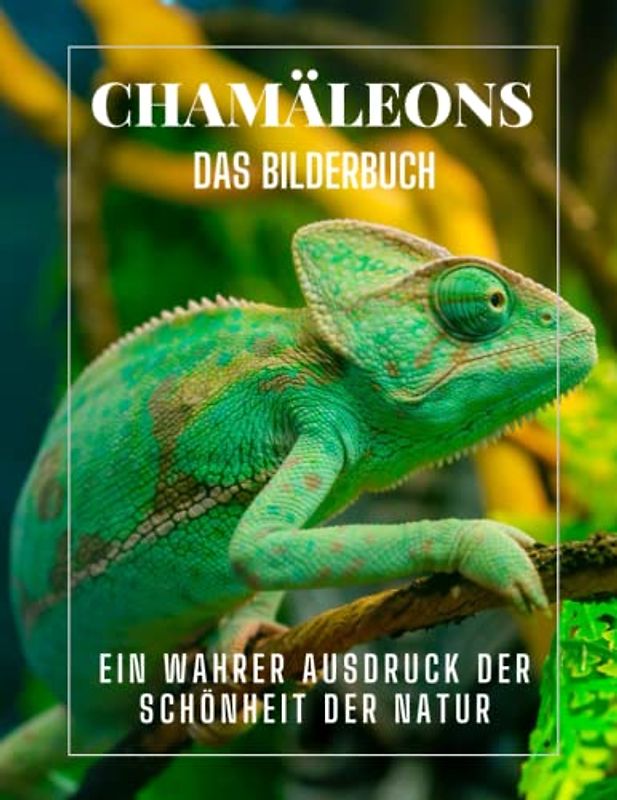 Chamäleons: Eine Sammlung von Fotografien von wunderschönen Chamäleons für Kinder, Demenz, Senioren, und Alzheimer, (Bilderbuch).