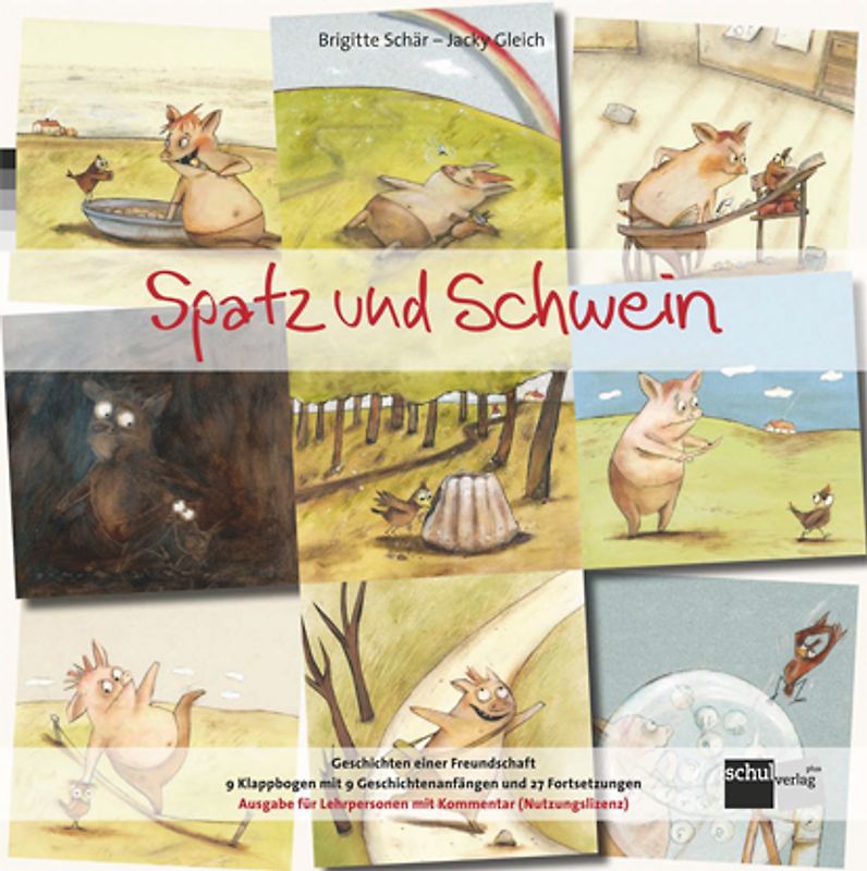 Spatz und Schwein