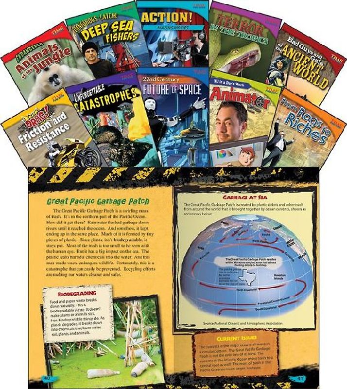 Time for Kids(r) Informational Text Grade 5 Readers Set 3 10-Book Set