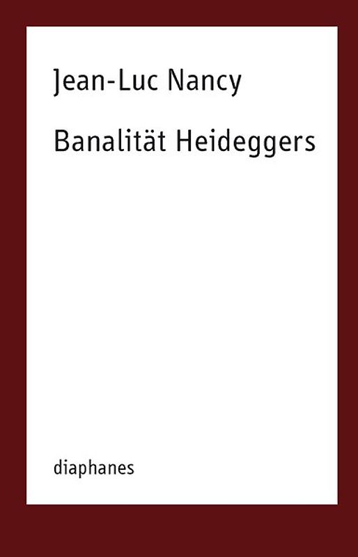 Banalität Heideggers