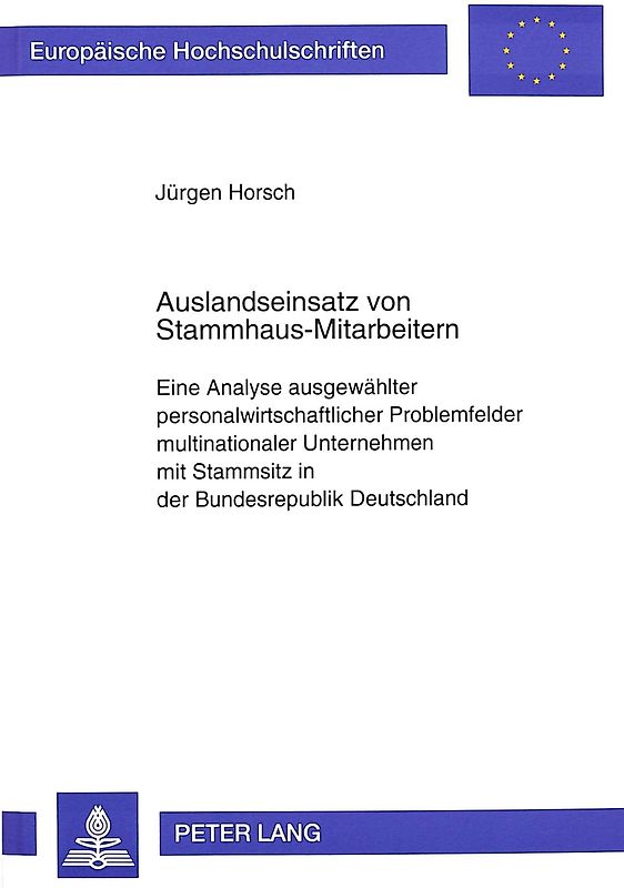 Auslandseinsatz von Stammhaus-Mitarbeitern