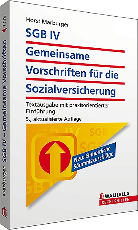 SGB IV - Gemeinsame Vorschriften für die Sozialversicherung