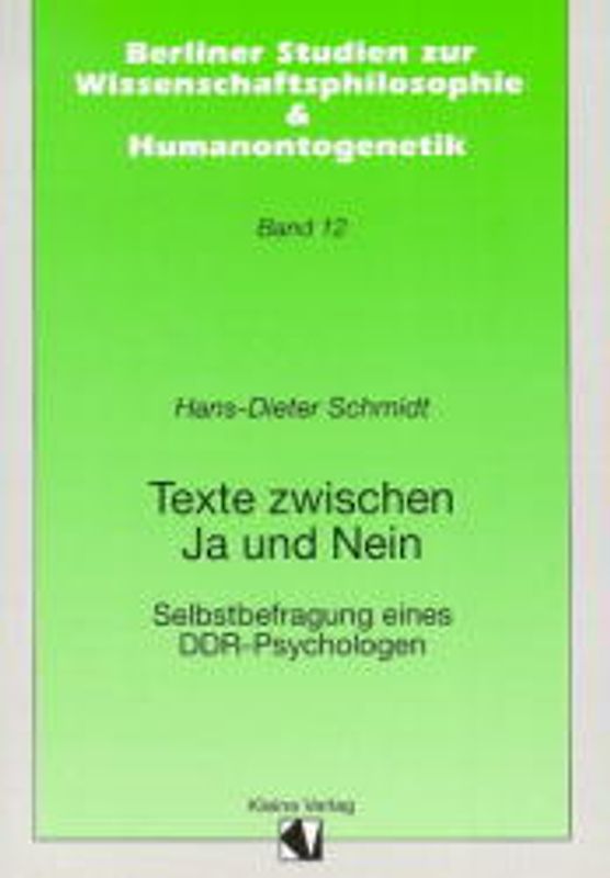 Texte zwischen Ja und Nein