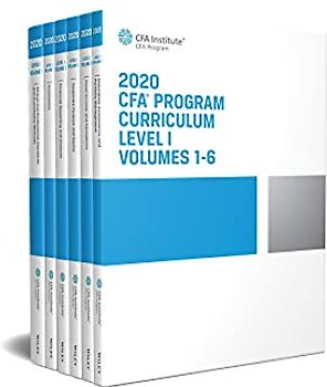 CFA Program Curriculum 2020 Level I